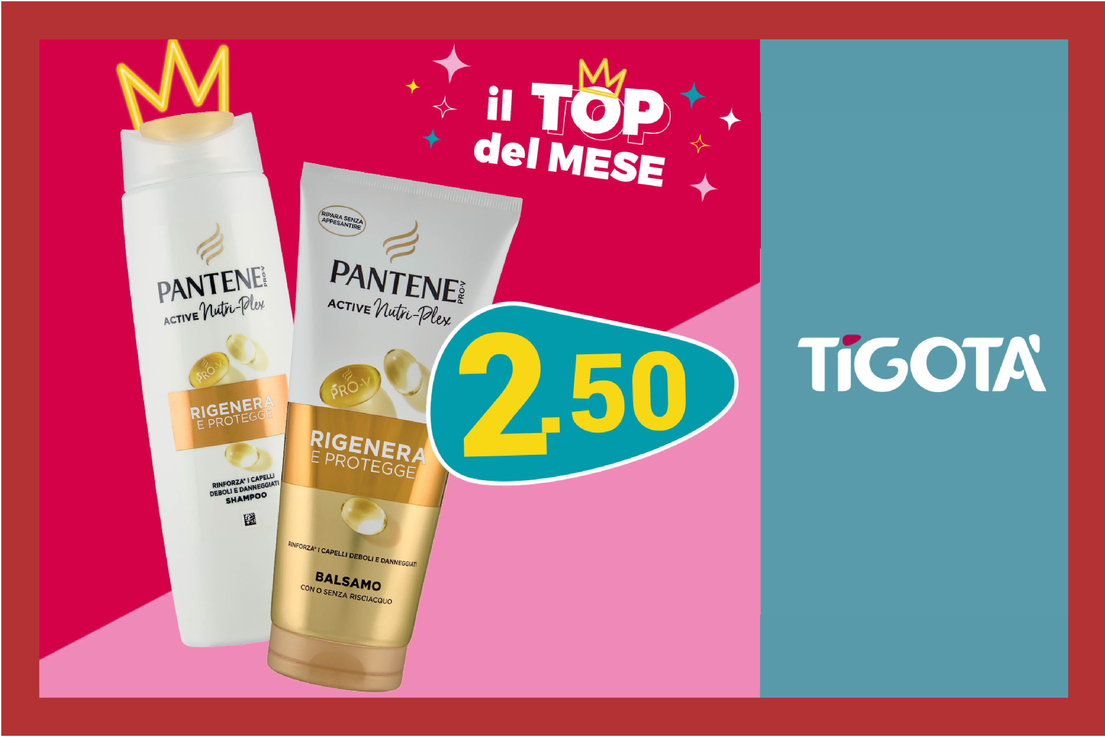 OFFERTE DA CAPOGIRO da Tigotà 🙃 Prenditi cura dei tuoi capelli con lo shampoo e balsamo Pantene a soli CHF 2.50!